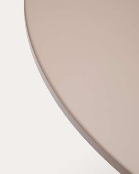 Уличный стол Sedalis Ø80 см, серо-коричневый