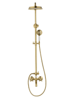 Душевая система WONZON & WOGHAND RETRO, Брашированное золото (WW-88739020-BG)