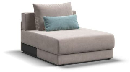 Ричмонд Модуль оттоманка Велюр Монолит латте