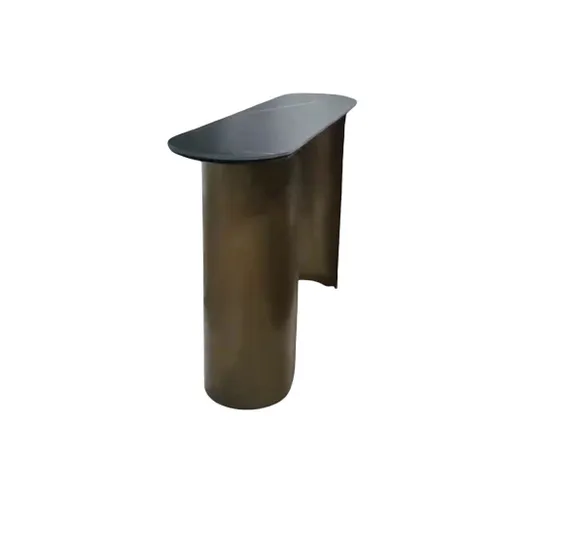 Консоль Leadi, 120х40 см, черная керамика