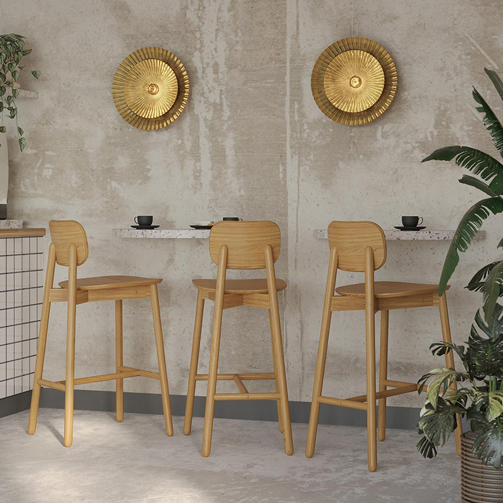 Стул барный LATITUDE Saga, ясень