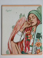 Тетради 48 листа А5+.  "Ангелы", общая, клетка. Формат А5+ (163*203 мм). Арт.120018. С полями. Комплект 5 шт.