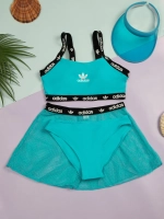 купальник раздельный 3 в 1 с топом и юбка