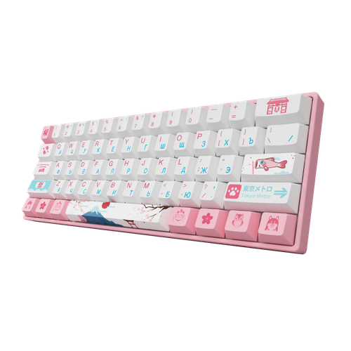 AKKO 3061S World Tour Tokyo R2/RGB/Hot Swap/V3 Pro Cream Yellow Switch(OEM)