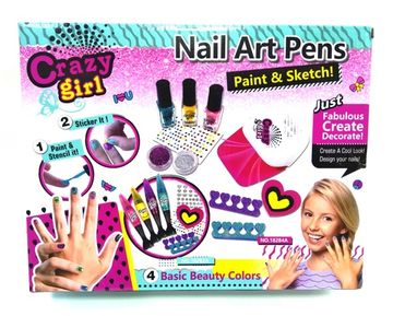 Набор маникюра 4цвета Nail Art Pens 2в1