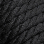 Хлопковая черная веревка для шибари на катушке 10 м