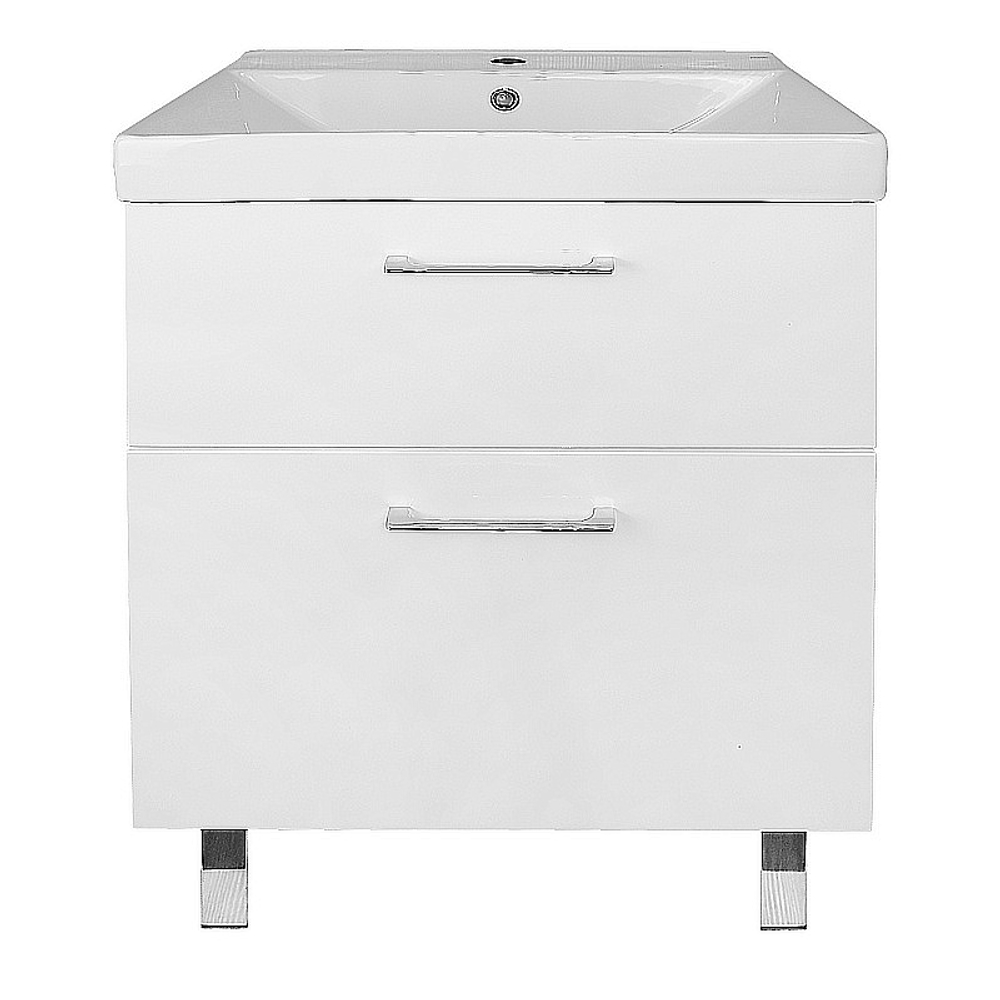 Тумба с раковиной Azario Ника 60 Н CS00091368 белая
