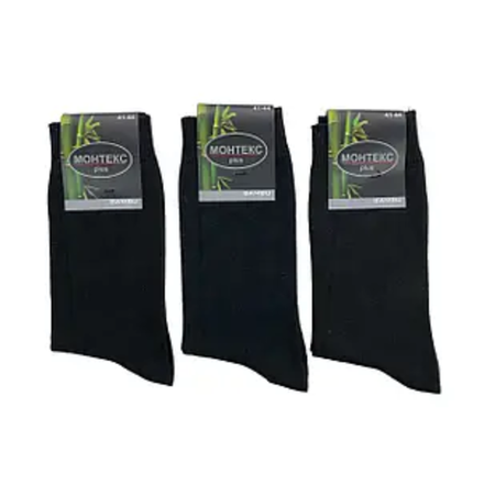 Носки мужские черные Бамбук термо