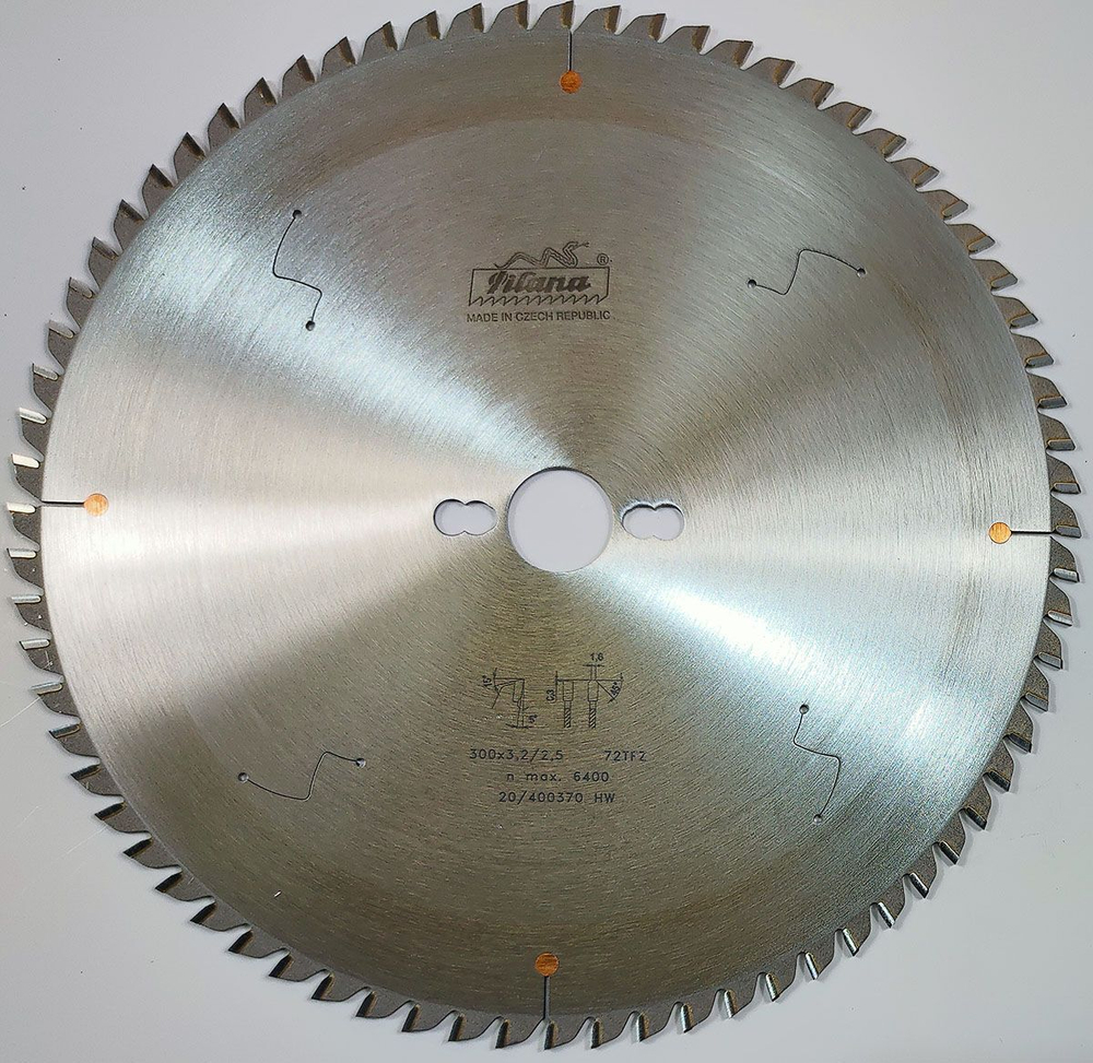 Пила дисковая TCT "Pilana" 300x3.2/2.5x30 z72 87-13 TFZ P