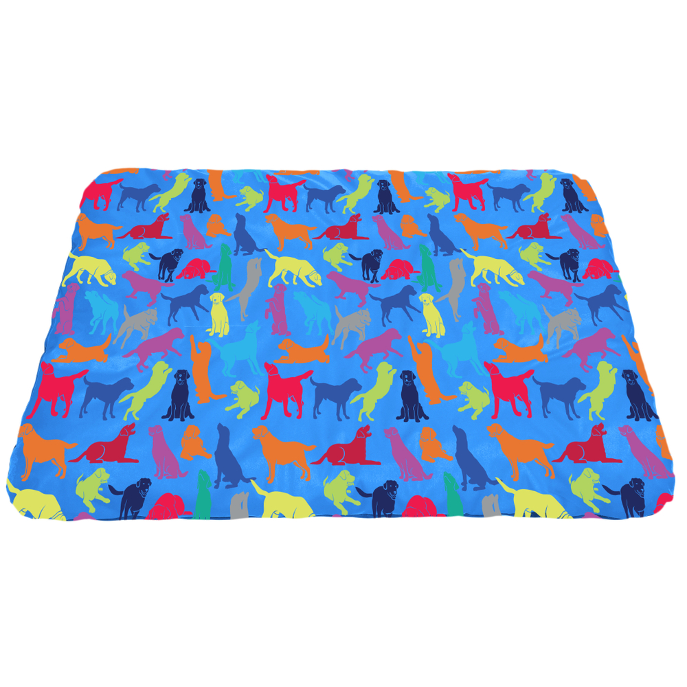 Матрас для собаки "Силуэты Лабров"