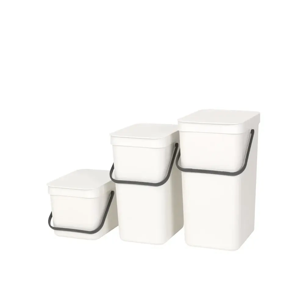 Brabantia Контейнер для мусора Sort & Go 12л белый
