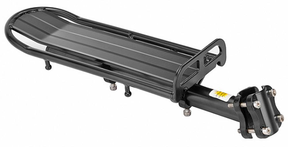 Багажник 20"-28" BLF-H12 STELS консольный регулируемый алюминиевый чёрный