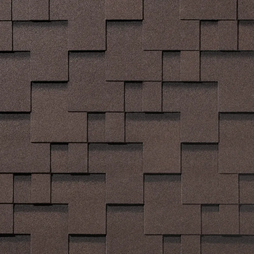 Гибкая черепица Gallery Каштан Quiet Tile ( Тихая черепица )