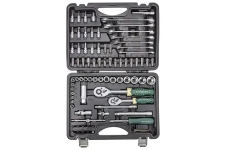Набор инструмента RF-4821-5DS: 3/8" & 1/4"DR 6-гранный 82 пр. ROCKFORCE
