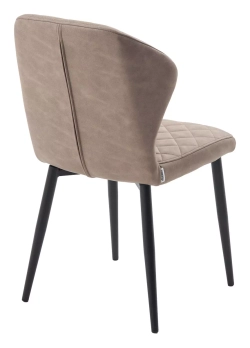 Стул МОНРО, цвет CYPRUS-03 ЛАТТЕ, искусственная замша / черный каркас М-City