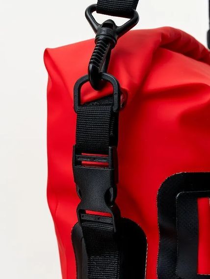 Гермосумка через плечо Sargan Скелетон-САП/Пляжка с доп.карманом 10 л красный