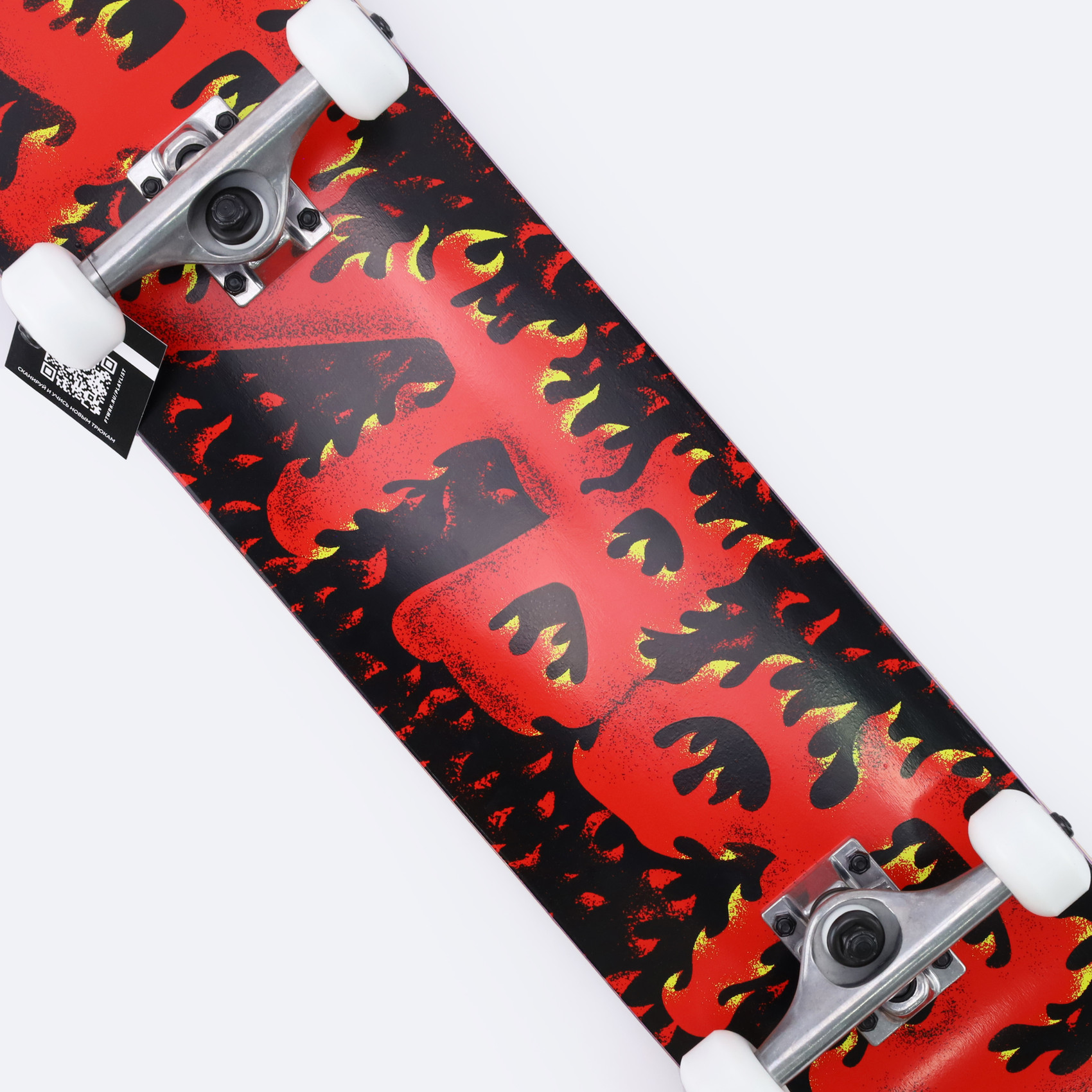 Скейтборд в сборе Футворк Flame (red) артикул:aDFF6x8UiCMy-WWILJIuC0 - купить в магазине Дайс