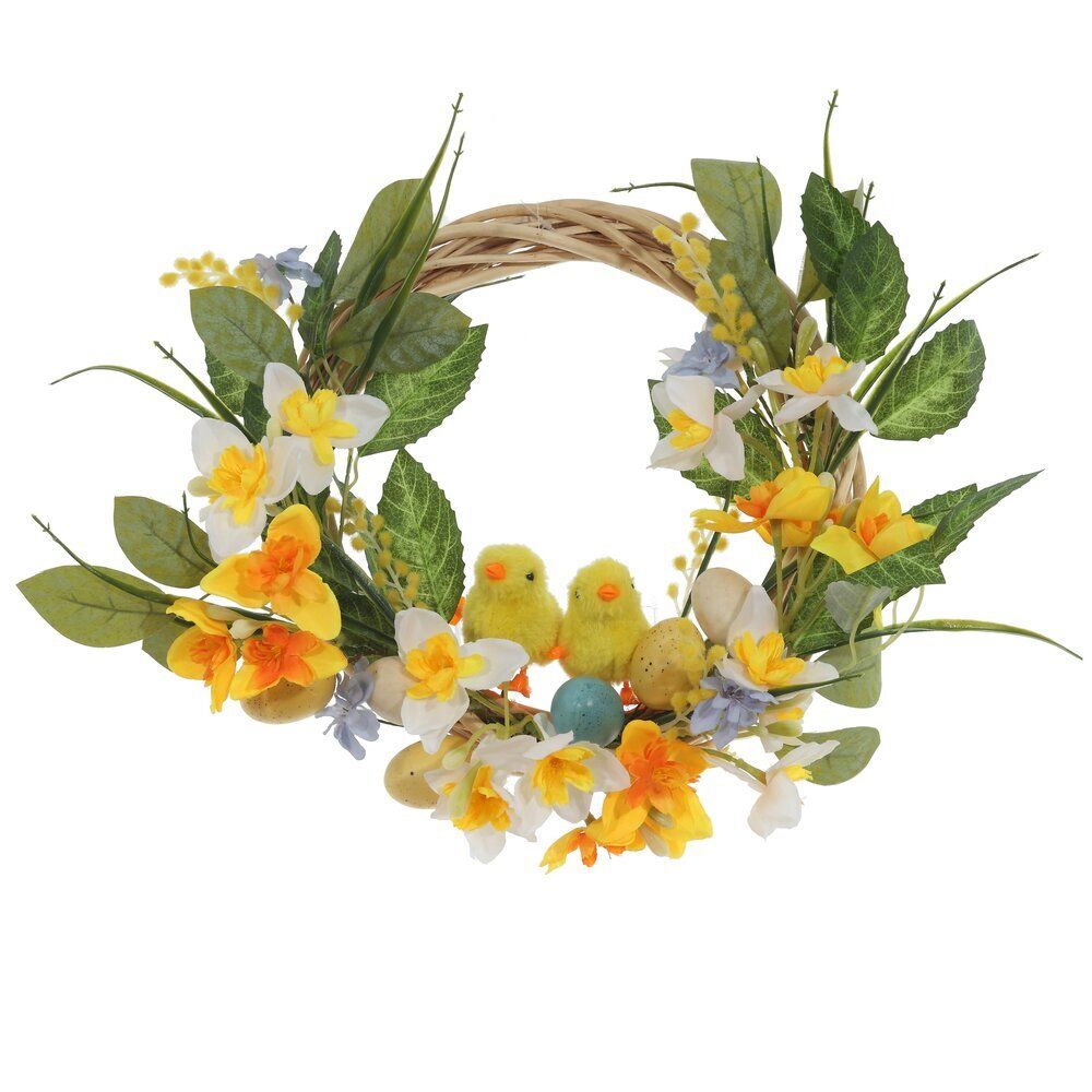 GAEM Изделие декоративное "Венок пасхальный", L50 W42 H12 см