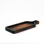 Доска для подачи блюд и закусок из древесины сибирского кедра "бутылка". RD97