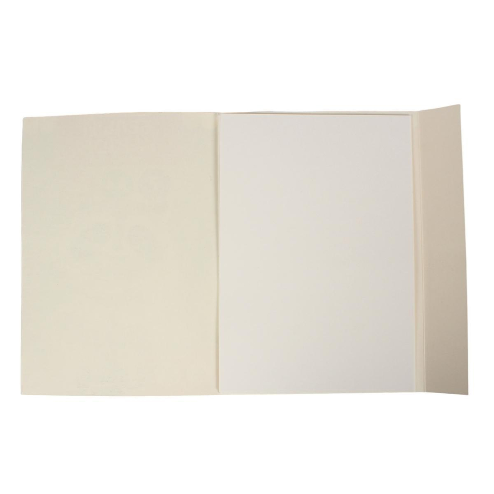 Картон белый А4 8л "Пингвинёнок" немелованный в папке