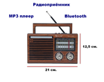 Радиоприемник с MP3 плеером и Bluetooth TWS AC/DC RX-1138D