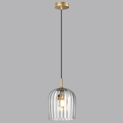 6551/1A SUSPENTIONI LN26 387 матовое золото Подвес E14 1*40W 220V ELLIE