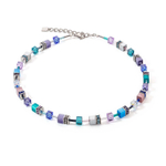 Колье Coeur de Lion Turquoise-Purple 2839/10-0608 цвет фиолетовый, голубой