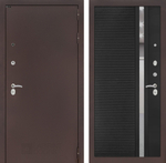 Дверь Входная Лабиринт CLASSIC антик медный 31 Черный кварц