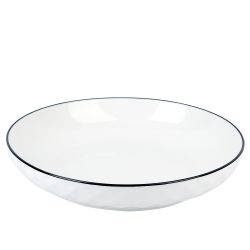 Тарелка " " d=20,5см. v=600мл. (фарфор) (без индивидуальной упаковки)