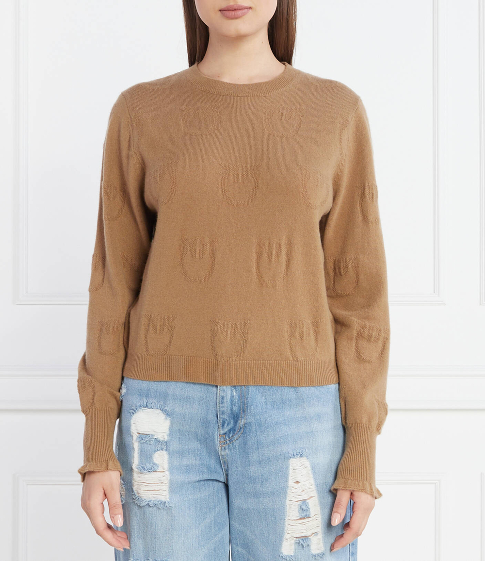 Кашемировый свитер Pinko - коричневый(101498 A0ZY)