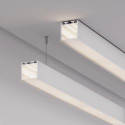 Профиль с экраном SL-LINE-3535-2500 WHITE+OPAL (Arlight, Алюминий) 036302