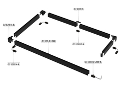 Шинопровод накладной 220V Crystal Lux CLT 0.115 01 L2000 BL