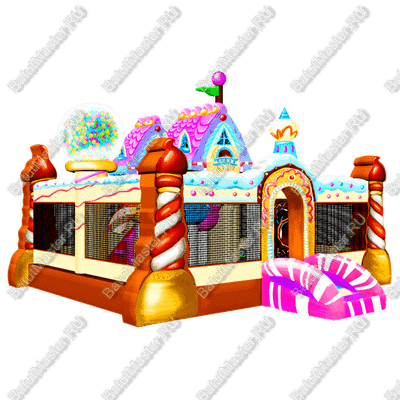 Надувной батут "Сладкий дворец"