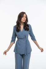 Блуза на запах