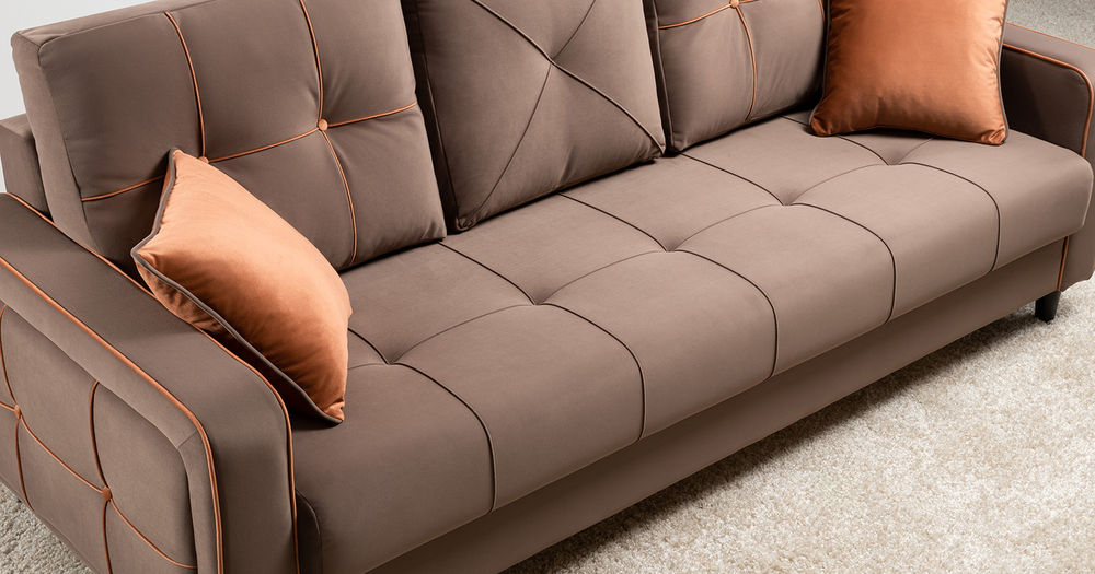 Диван кровать Черри, Коричневый