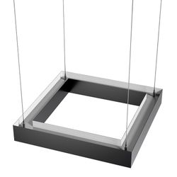 Светильник квадратный подвесной FS-TG 60 Вт 527х527х70