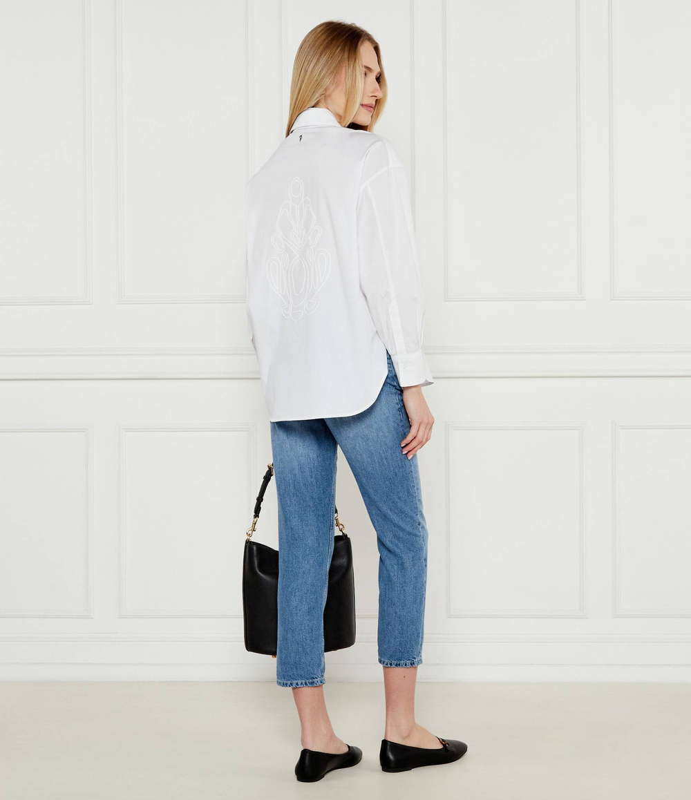 Рубашка DONDUP - made in Italy - белый(DC400 PF0010D XXXW)