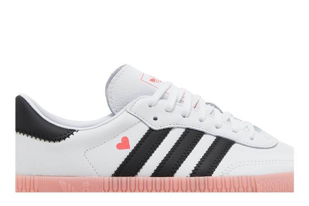 Adidas sambarose pink white hot sale