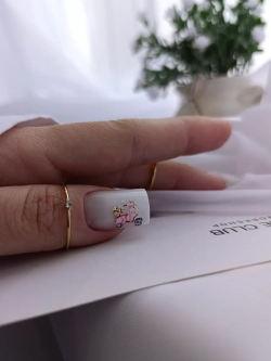 Lucky Rose Слайдеры наклейки для длинных ногтей 412