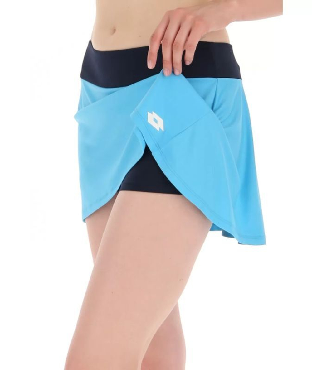Теннисная юбка Lotto Top W IV Skirt 2 - Бирюзовый