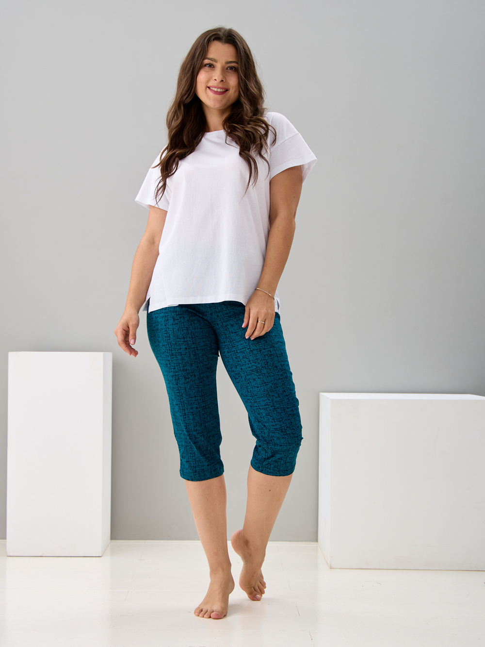 Бриджи Д-5Х/зеленый-штрих