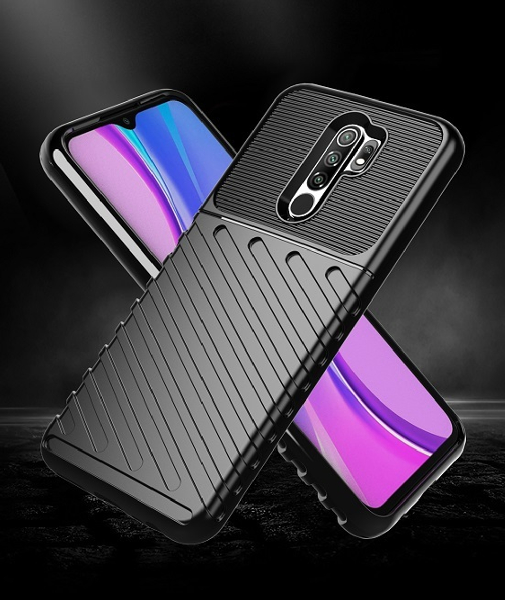 Ударопрочный защитный чехол на Xiaomi Redmi 9, серия Onyx от Caseport