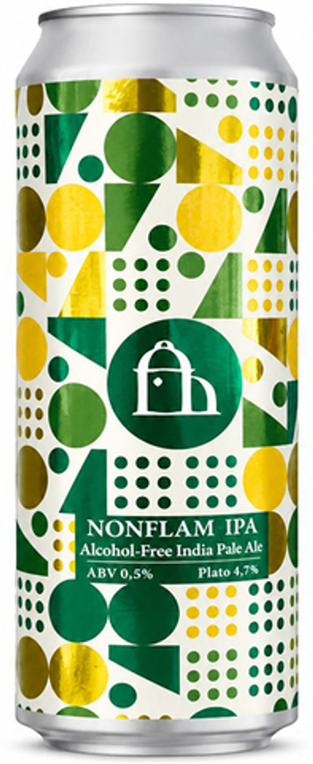 Пиво Велка Морава Нонфлэм ИПА Безалкогольное / Velka Morava Nonflam IPA 0.45 - банка
