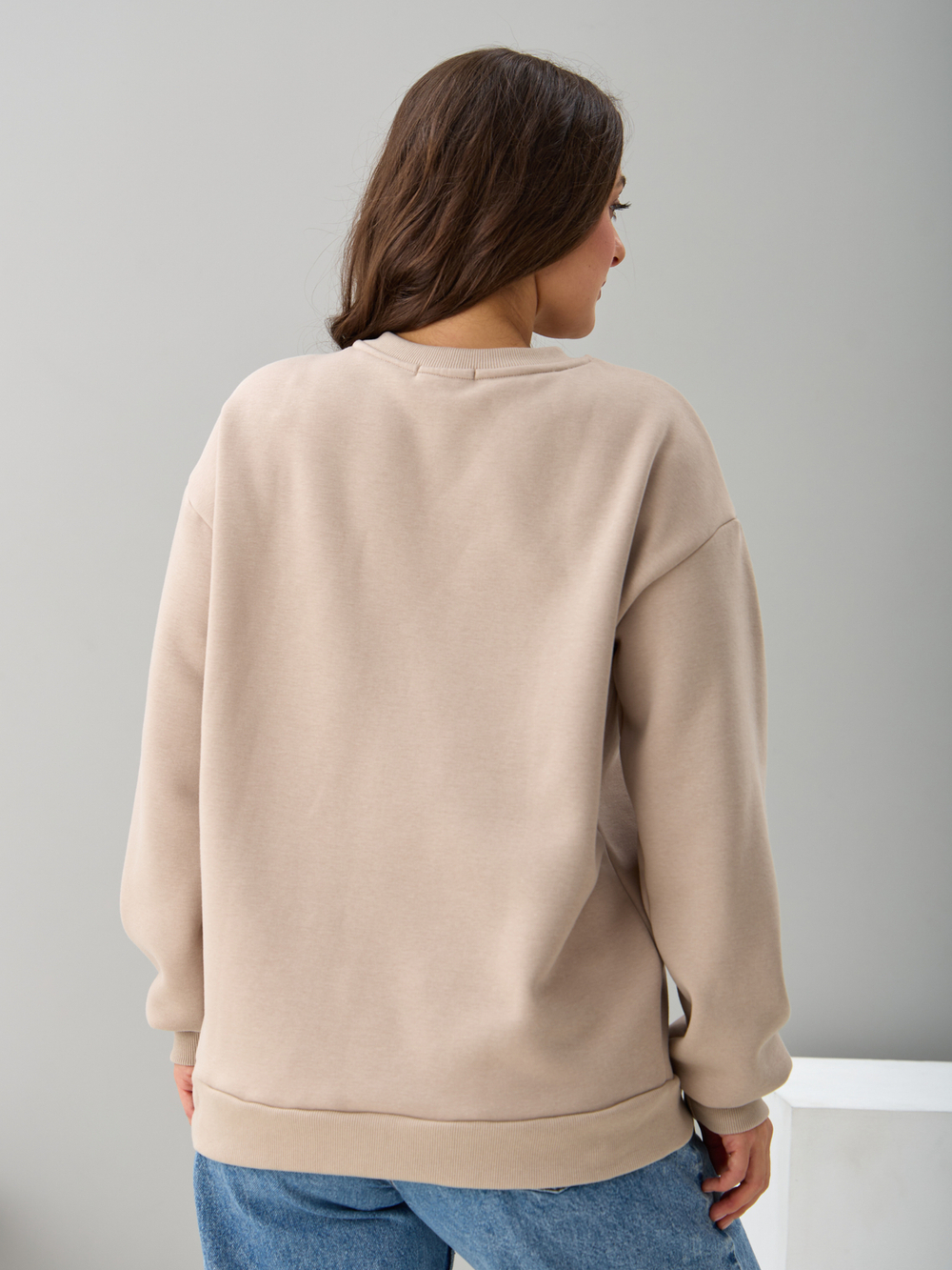 Толстовка Кис-090/бежевый-п