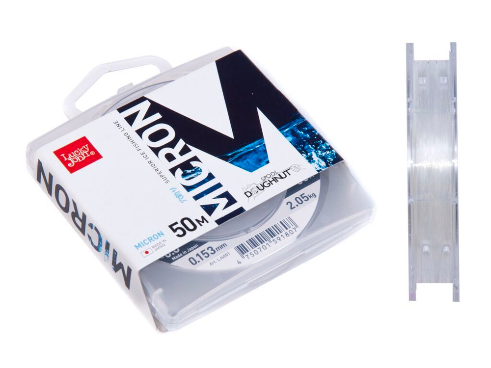 Леска монофильная зимняя Lucky John MICRON 050/012