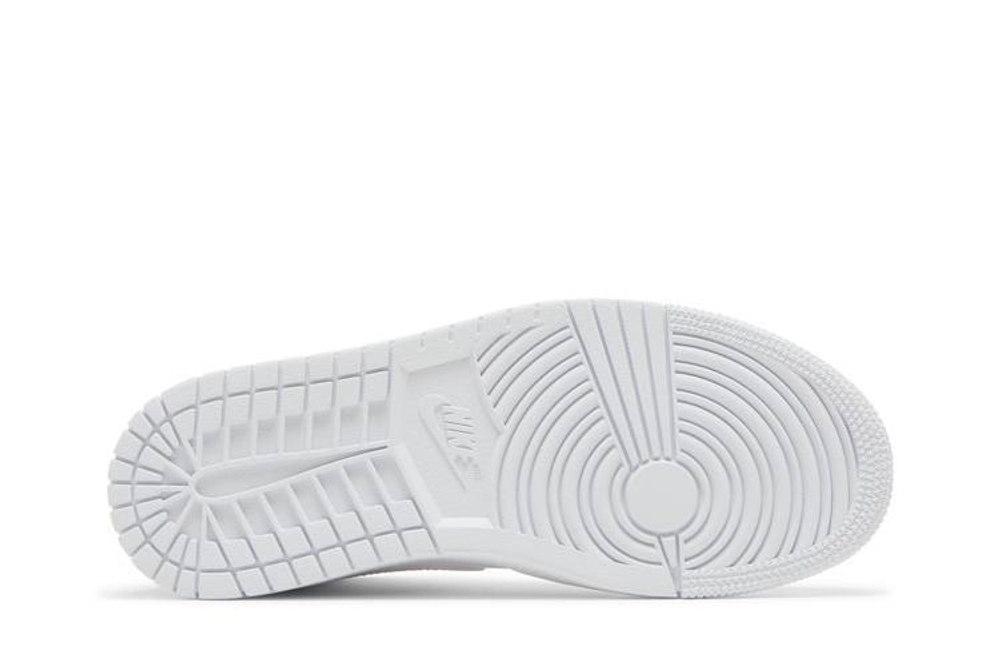 Кроссовки Jordan Air Jordan 1 Mid Triple White (Женская размерная сетка)