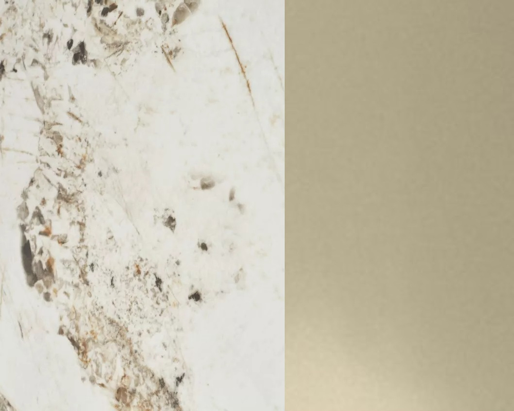 Стол М-City DISAUR Матиас (Matias) 180 Пандора (Gloss Luxury Pandora Solid Ceramic), Шампань