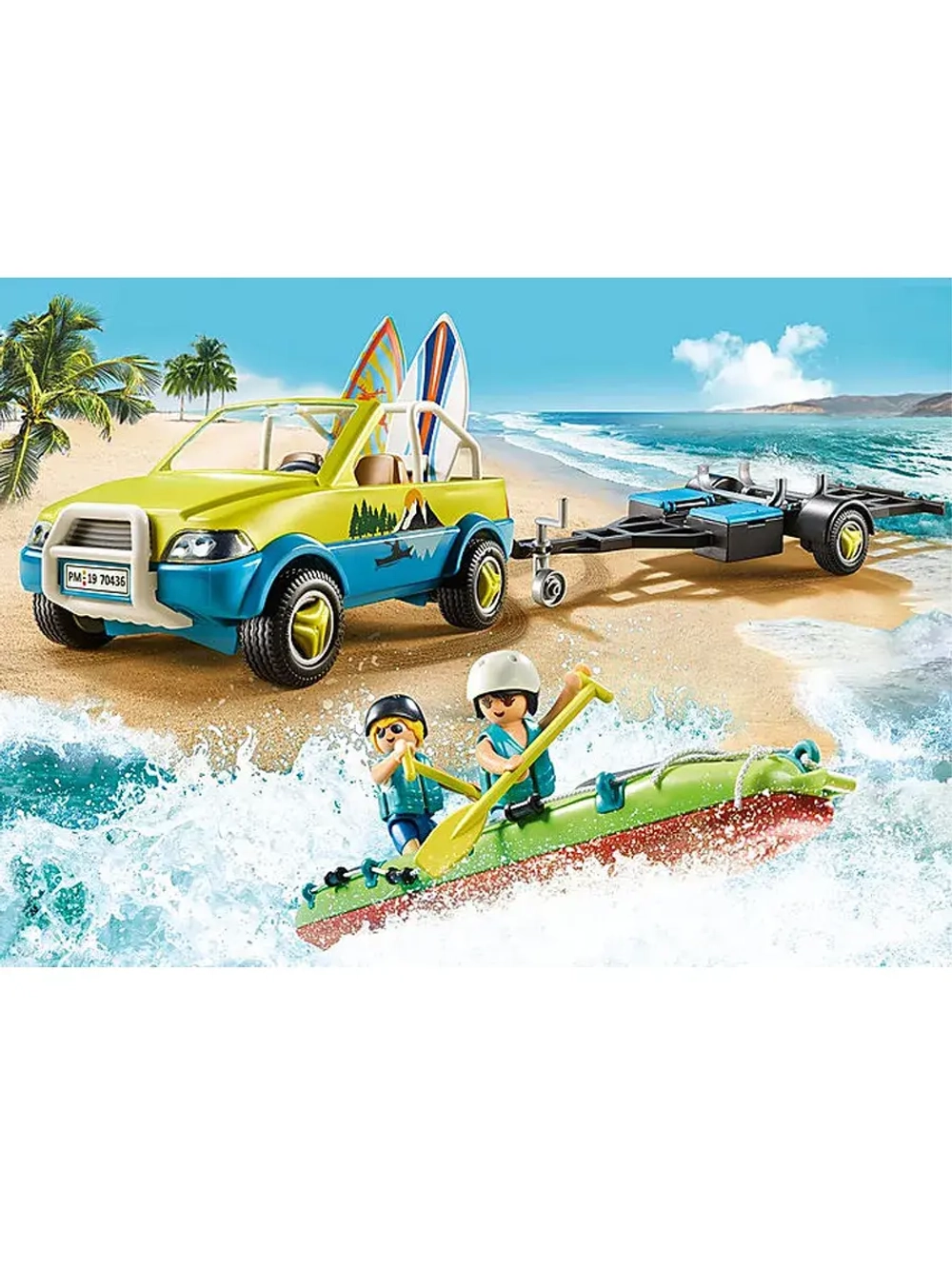 Набор Пляжная машина с каноэ Playmobil 70436
