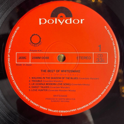 Винтажная виниловая пластинка LP The Best Of Whitesnake (Japan 1981) (Obi) Love Hunter