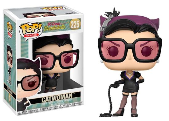 Фигурка Funko POP! Heroes DC Bombshells Catwoman (225) 22893 / Фигурка Фанко ПОП! по мотивам вселенной "DC" Женщина-кошка